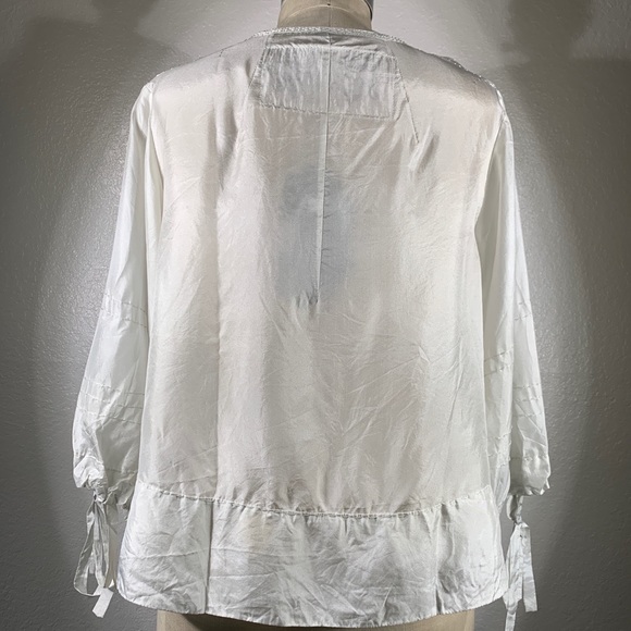 Pete and Greta by Johnny Was Silk Swing Blouse S NWT - Picture 4 of 6